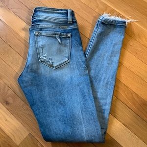 KanCan Mid-Rise Ankle Skinny Jeans